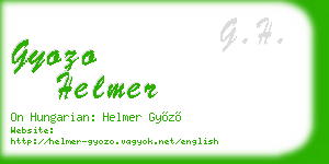 gyozo helmer business card